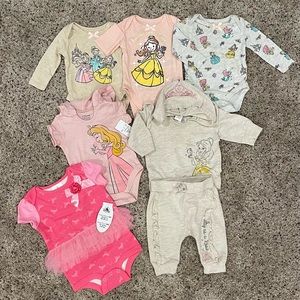 Disney infant girl Princess bundle